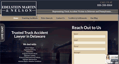 Desktop Screenshot of delaware-trucking-lawyer.com
