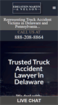 Mobile Screenshot of delaware-trucking-lawyer.com