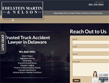 Tablet Screenshot of delaware-trucking-lawyer.com